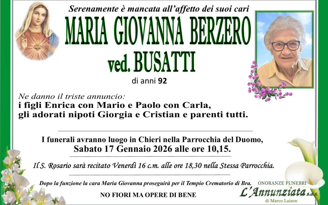 Maria Giovanna Berzero