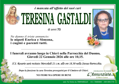 Gastaldi Teresina
